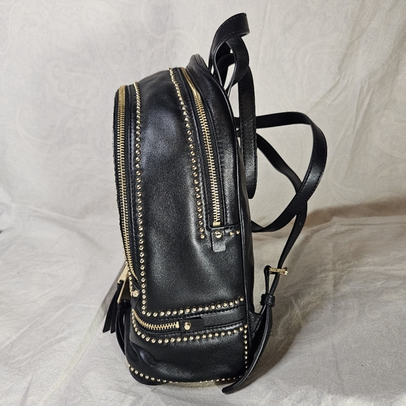 NWT MICHAEL Michael Kors Rhea Medium Rose Studded Leather Backpack main image 4